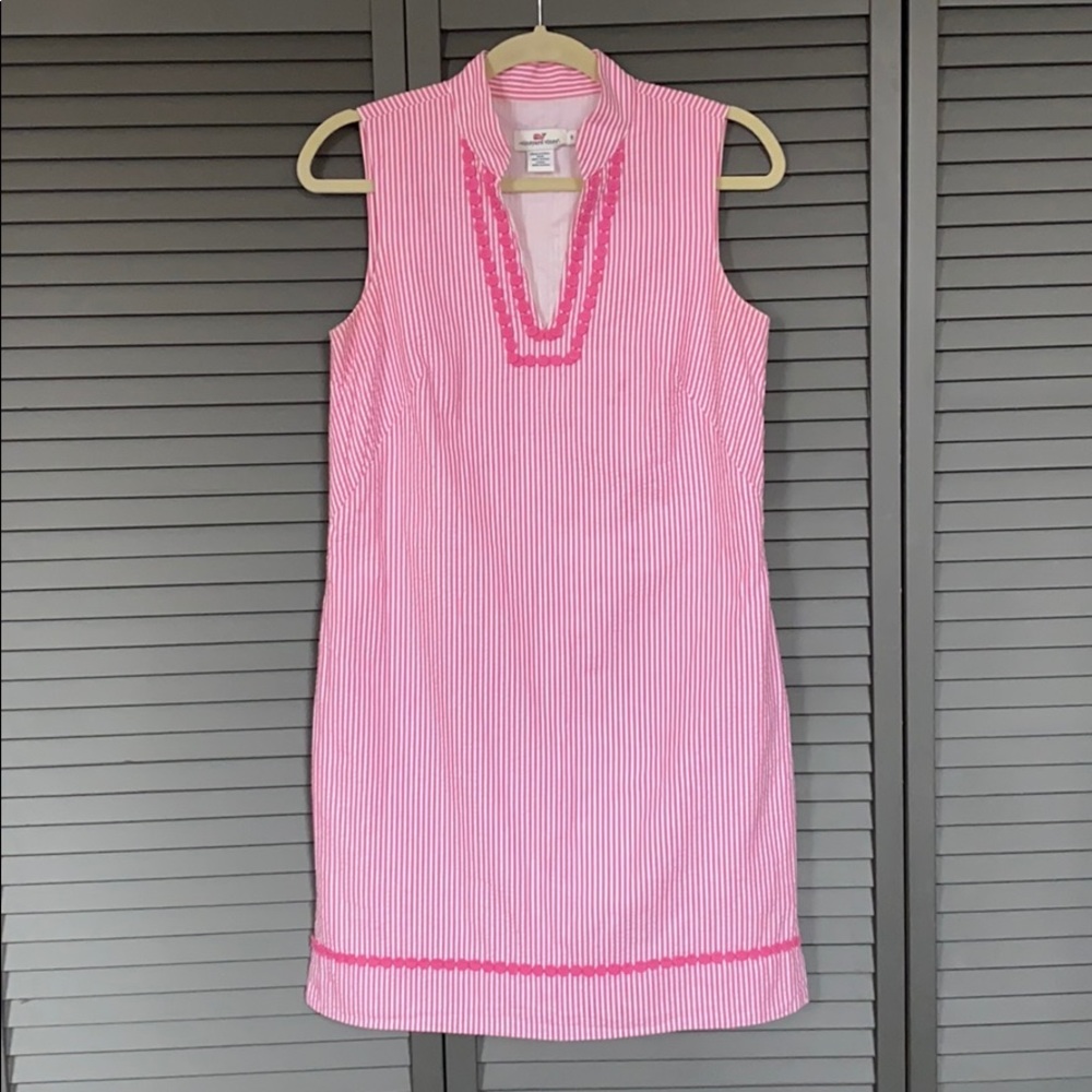Vineyard Vines Seersucker Shift Dress